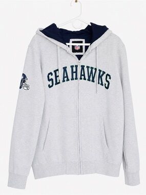 Men’s Seattle Seahawks NFL lined Hoodie Sweatshirt with Hawks logo XL